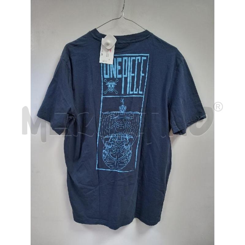 T SHIRT U ONE PIECE BLU | Mercatino dell'Usato Roma porta di roma 3