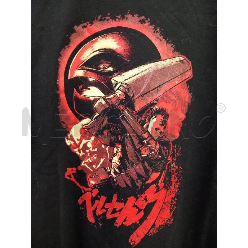 T SHIRT U PAMPLING BERSERK NERO  | Mercatino dell'Usato Roma porta di roma 2