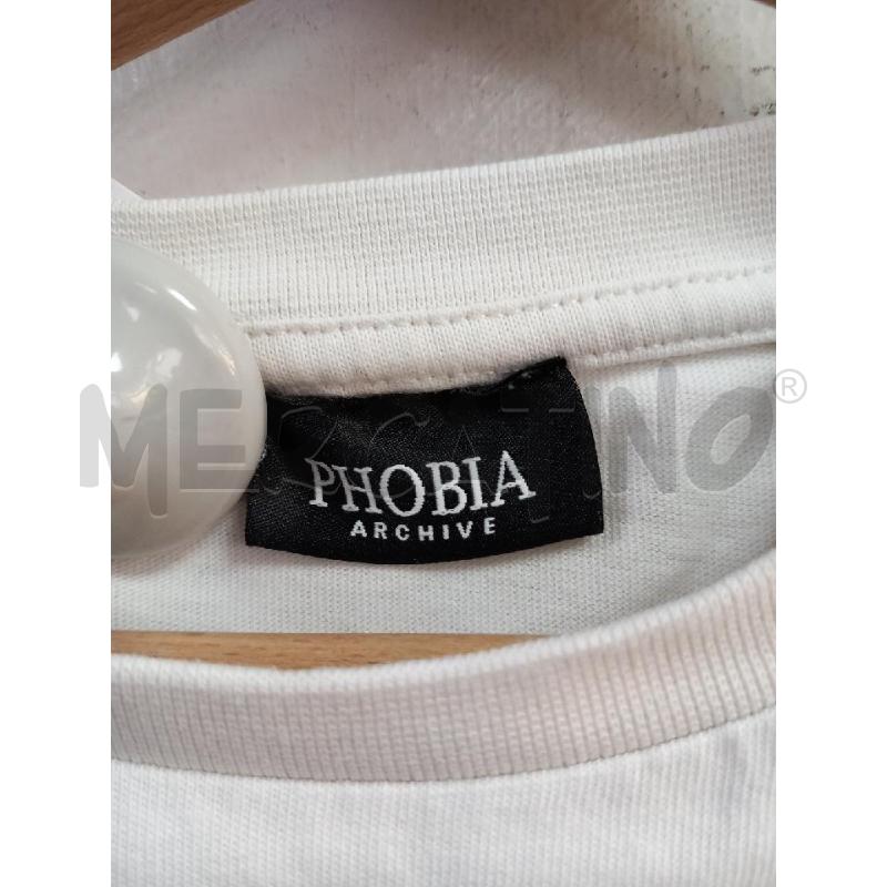 T SHIRT U PHOBIA ARCHIVE BIANCO  | Mercatino dell'Usato Roma porta di roma 2