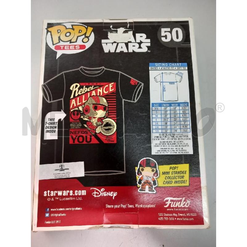 T SHIRT U POP TEES STARTS 50 NERO | Mercatino dell'Usato Roma porta di roma 2