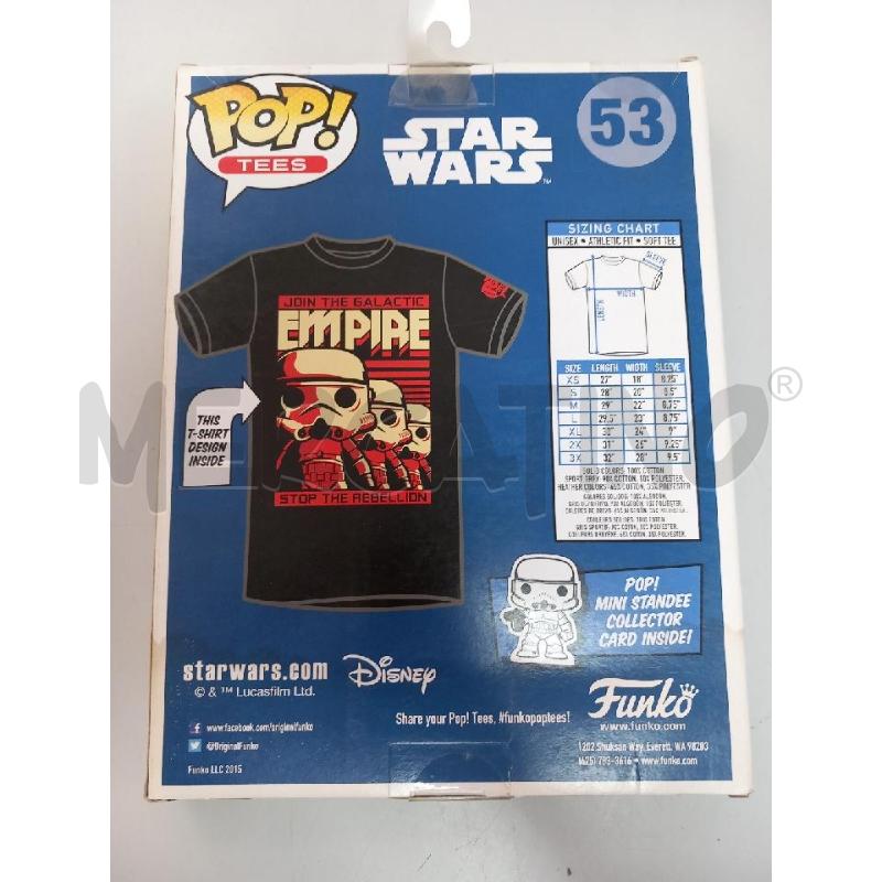 T SHIRT U POP TEES START WARS 53 BLU | Mercatino dell'Usato Roma porta di roma 2