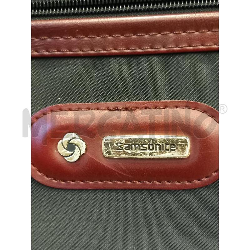 VALIGETTA SAMSONITE NERO ROSSO 45X35X15 | Mercatino dell'Usato Roma porta di roma 2