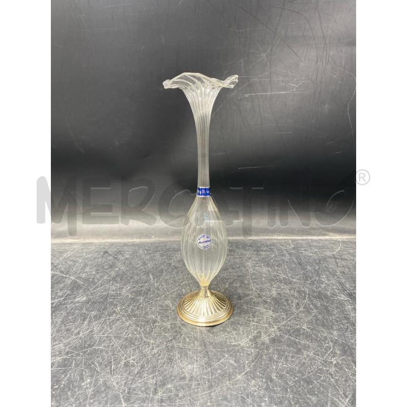 VASETTO MURANO BASE ARG | Mercatino dell'Usato Roma porta di roma 1
