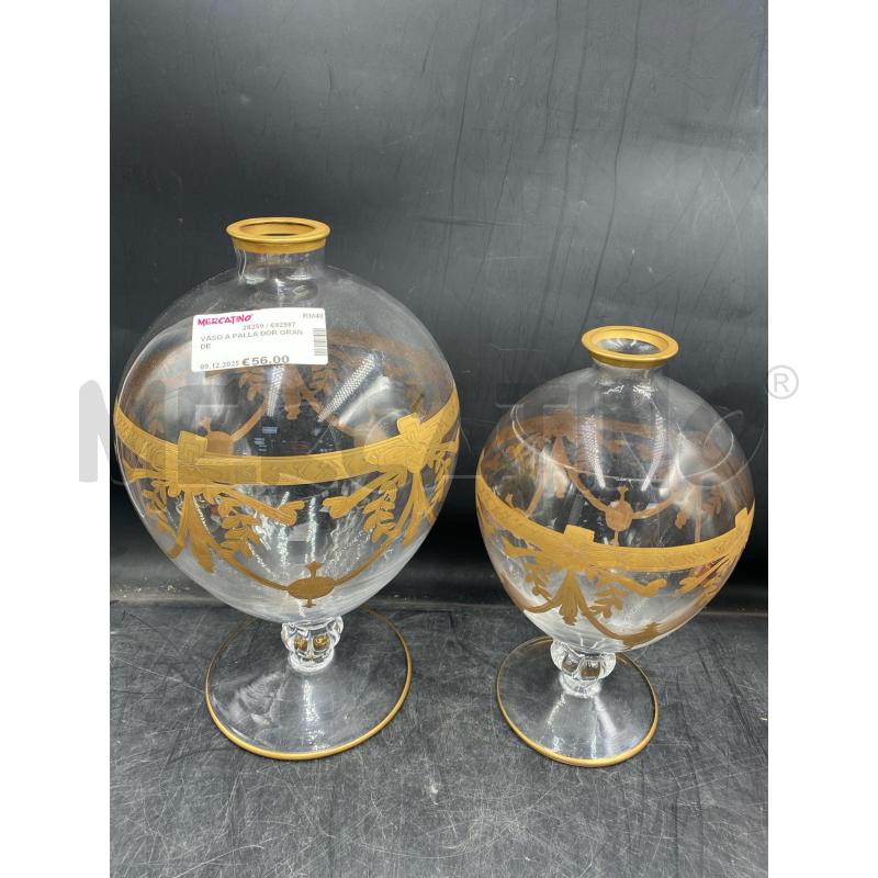 VASO A PALLA DOR GRANDE | Mercatino dell'Usato Roma porta di roma 1