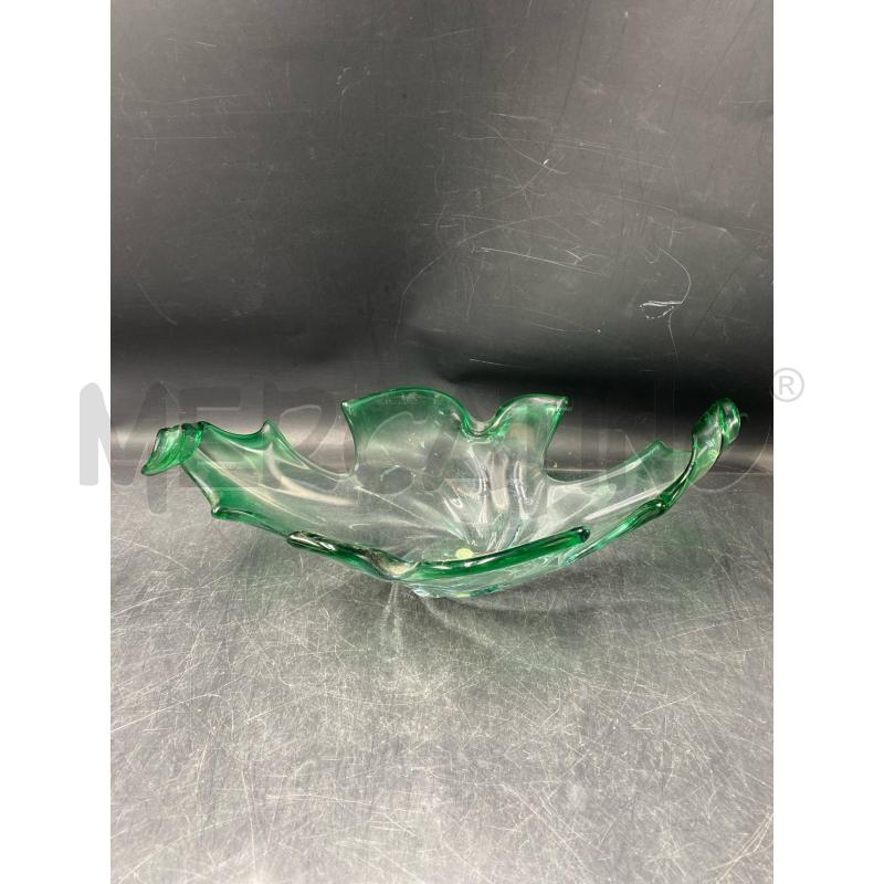 VASO BASSO VETRO VE | Mercatino dell'Usato Roma porta di roma 1