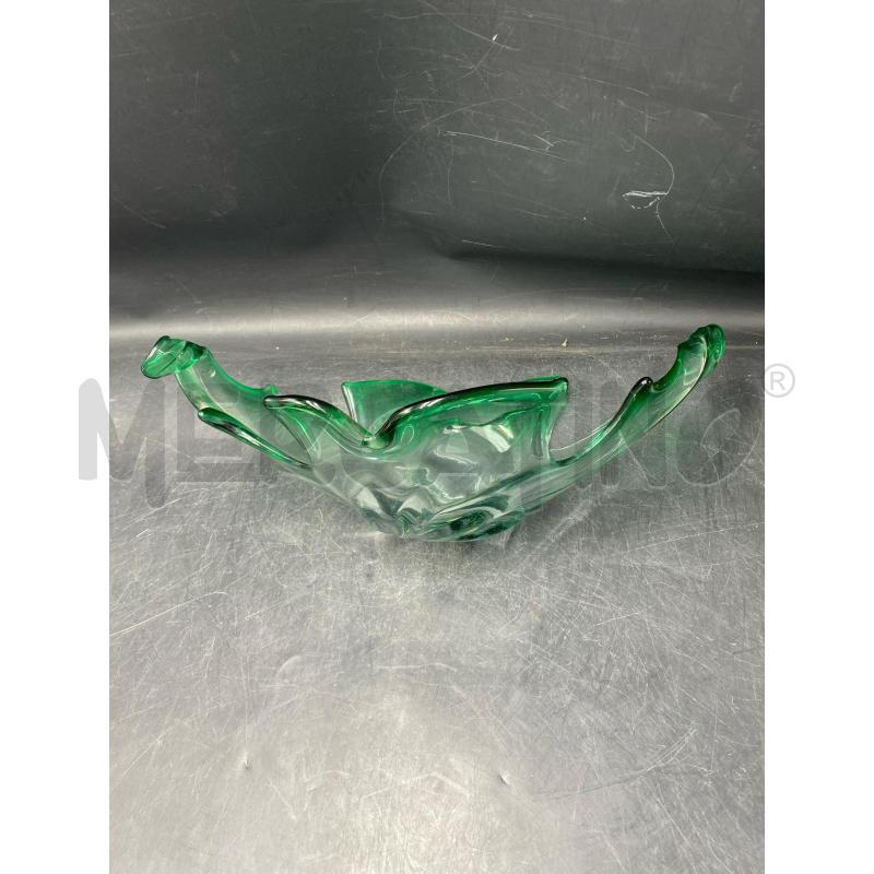 VASO BASSO VETRO VE | Mercatino dell'Usato Roma porta di roma 3
