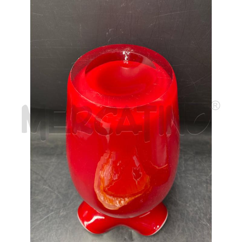 VASO MURANO RSS BIA | Mercatino dell'Usato Roma porta di roma 3