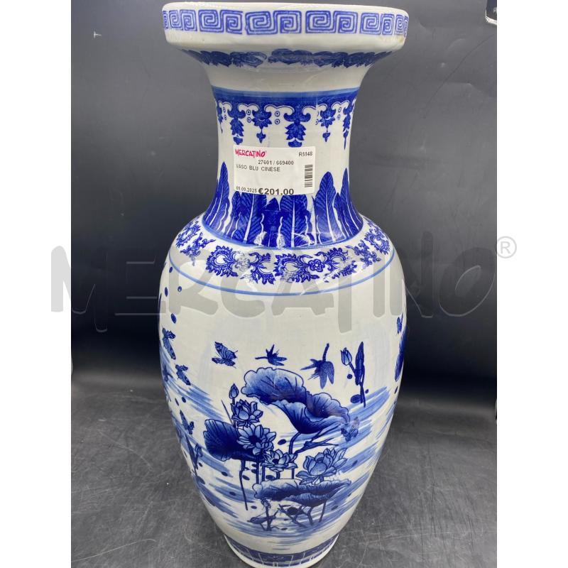 VASO  BLU  CINESE  | Mercatino dell'Usato Roma porta di roma 1