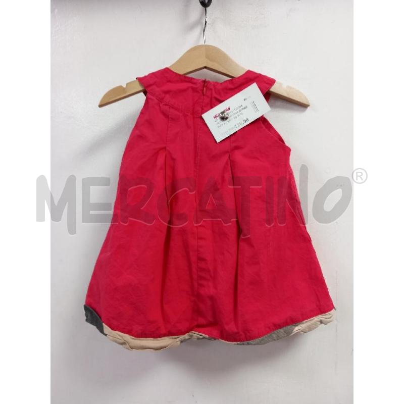 VESTITO BAMBINA BURBERRY ROSSO | Mercatino dell'Usato Roma porta di roma 3