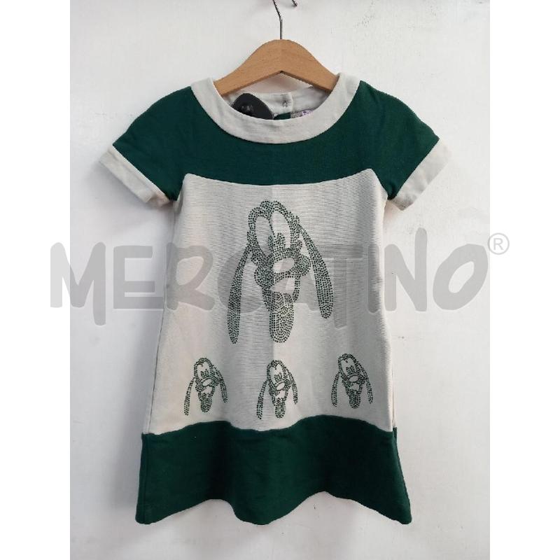 VESTITO BAMBINA MONNALINA PLUTO VE BEIGE | Mercatino dell'Usato Roma porta di roma 1