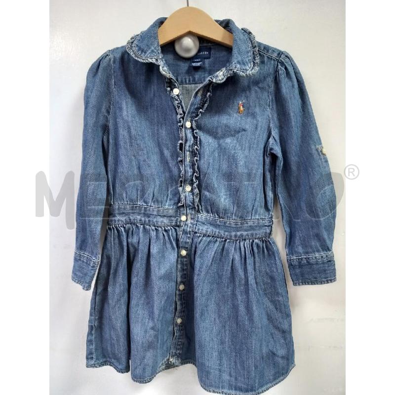VESTITO BAMBINA RALPH LAUREN DENIM | Mercatino dell'Usato Roma porta di roma 1