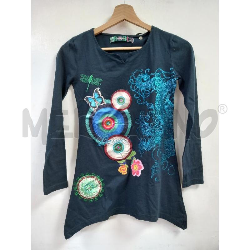 VESTITO B DESIGUAL BLU  | Mercatino dell'Usato Roma porta di roma 1