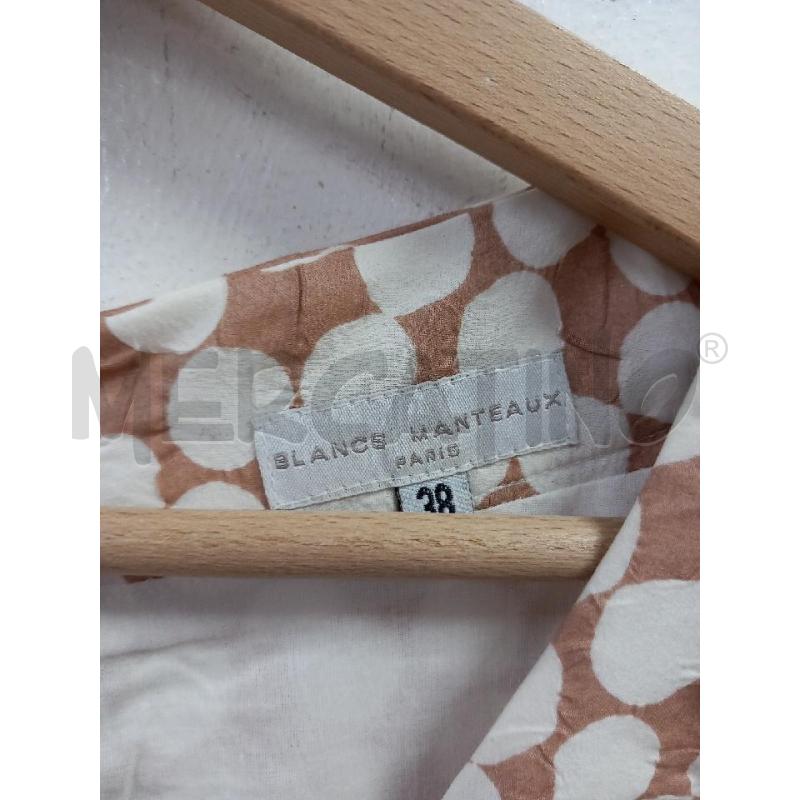 VESTITO DONNA BLANCS MANTEAUX BEIGE POIS BIA | Mercatino dell'Usato Roma porta di roma 2