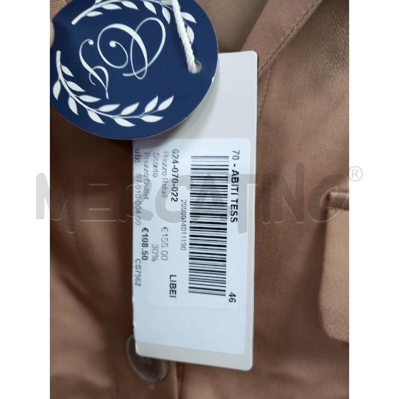 VESTITO DONNA CAMOMILLA BEIGE | Mercatino dell'Usato Roma porta di roma 3