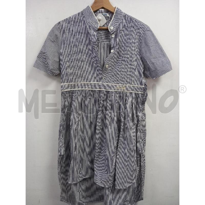 VESTITO DONNA CESARE PACIOTTI RIGHE BLU | Mercatino dell'Usato Roma porta di roma 1