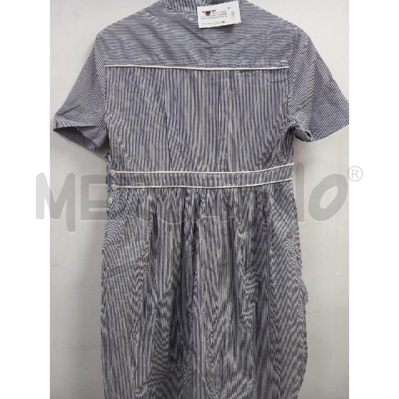 VESTITO DONNA CESARE PACIOTTI RIGHE BLU | Mercatino dell'Usato Roma porta di roma 2