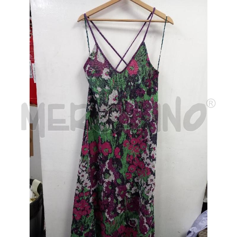 VESTITO DONNA CIRCUS HOTEL VIOLA VERDE GLITTER | Mercatino dell'Usato Roma porta di roma 1
