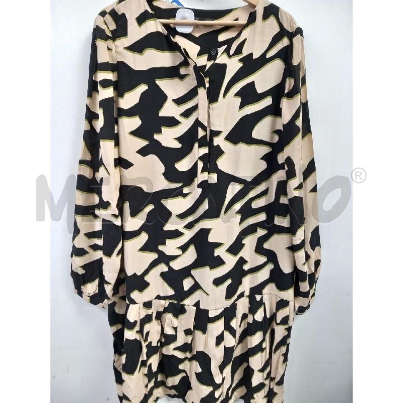 VESTITO DONNA COMMA FANTASIA NE BEIGE VERDE | Mercatino dell'Usato Roma porta di roma 1