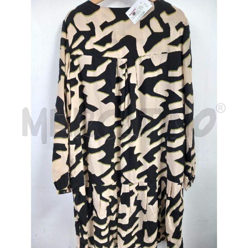 VESTITO DONNA COMMA FANTASIA NE BEIGE VERDE | Mercatino dell'Usato Roma porta di roma 2