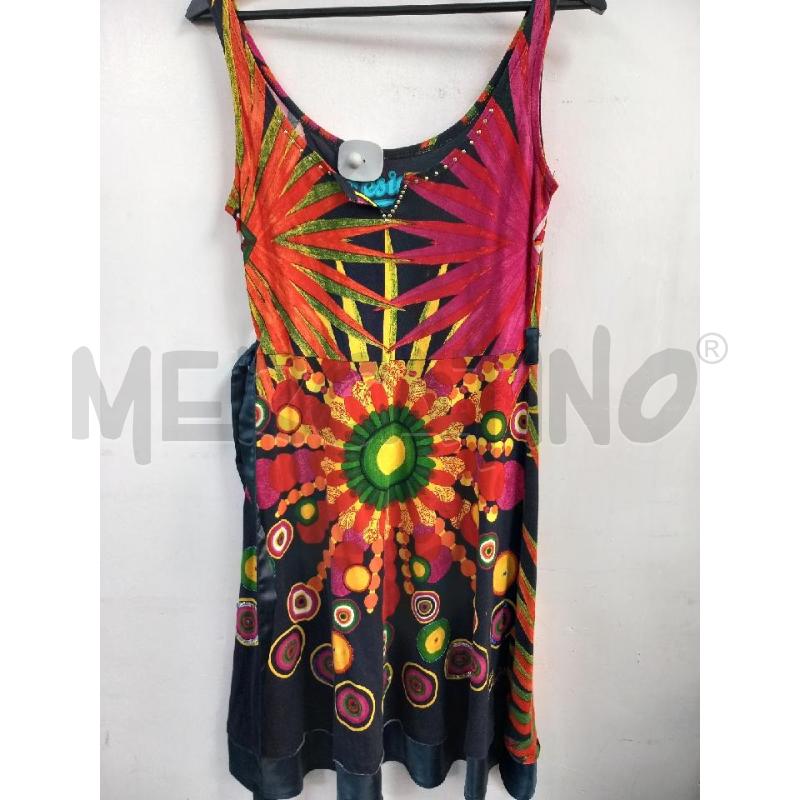 VESTITO DONNA DESIGUAL COLORATO | Mercatino dell'Usato Roma porta di roma 1
