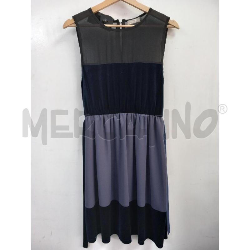 VESTITO DONNA GAZEL BLU VELLUTO | Mercatino dell'Usato Roma porta di roma 1