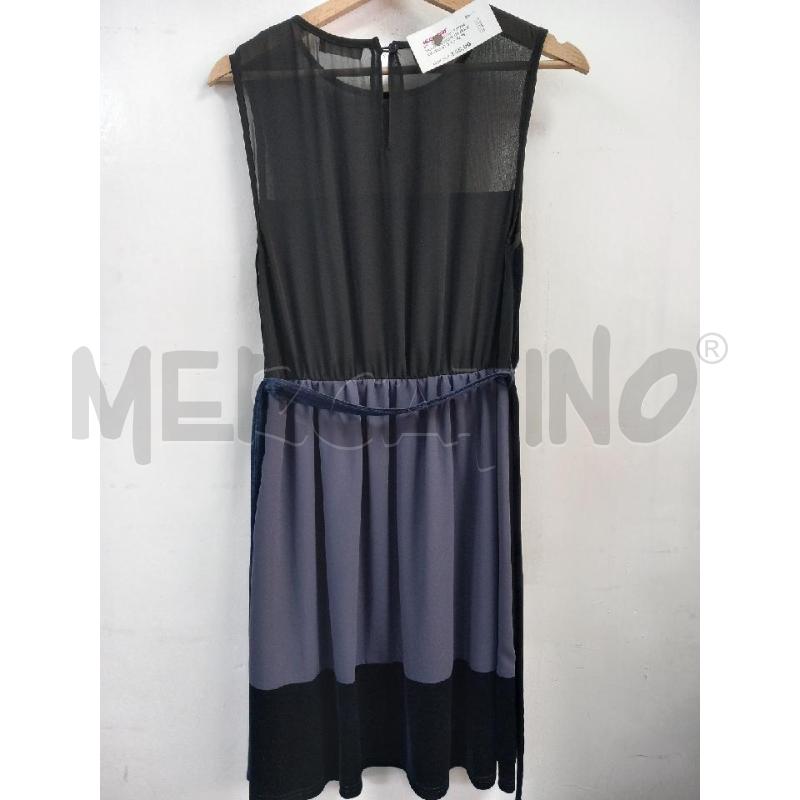 VESTITO DONNA GAZEL BLU VELLUTO | Mercatino dell'Usato Roma porta di roma 2