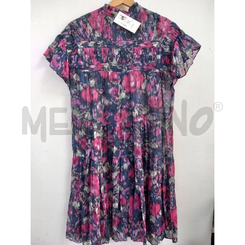 VESTITO DONNA ISABEL ETOILE BLU VIOLA FATASIA | Mercatino dell'Usato Roma porta di roma 2