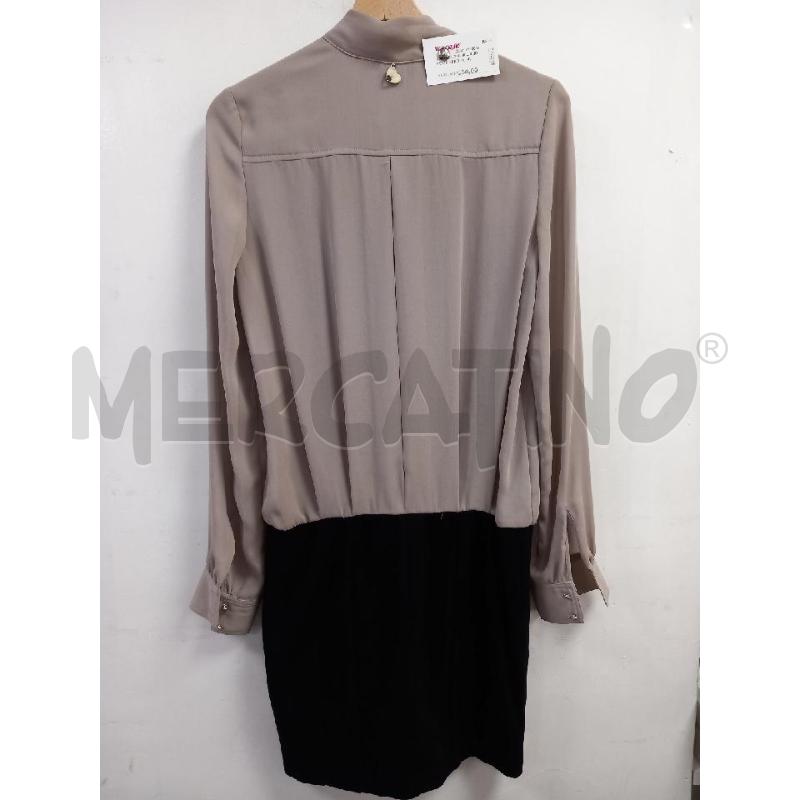 VESTITO DONNA LIU JO BEIGE NERO | Mercatino dell'Usato Roma porta di roma 2