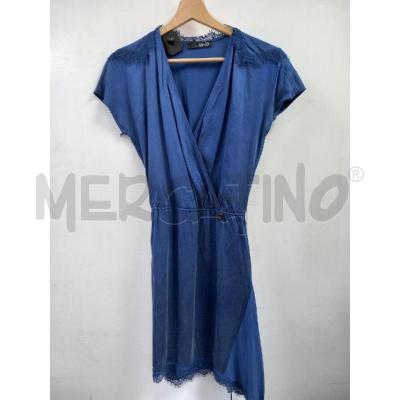 VESTITO DONNA LIU JO BLU SETA | Mercatino dell'Usato Roma porta di roma 1