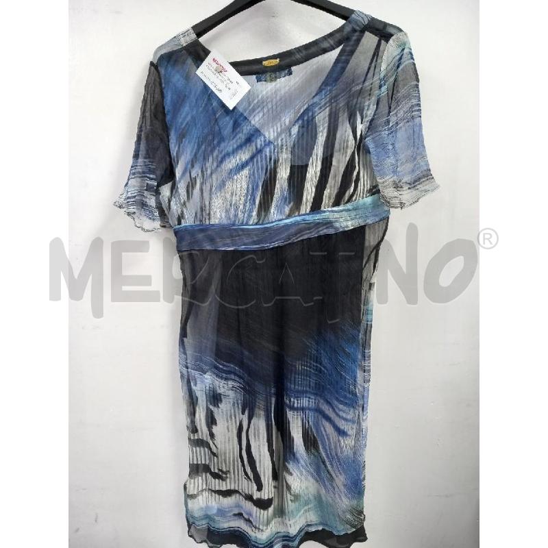 VESTITO DONNA LIU JO FANTASIA BLU NERO | Mercatino dell'Usato Roma porta di roma 2