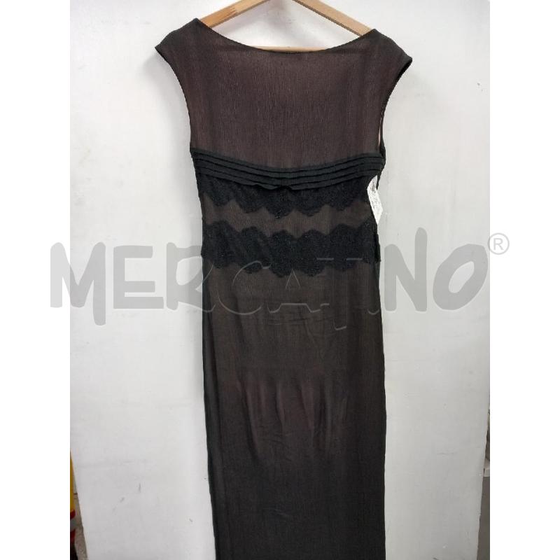 VESTITO DONNA LIU JO LUNGO NERO INTERNO ROSA | Mercatino dell'Usato Roma porta di roma 2