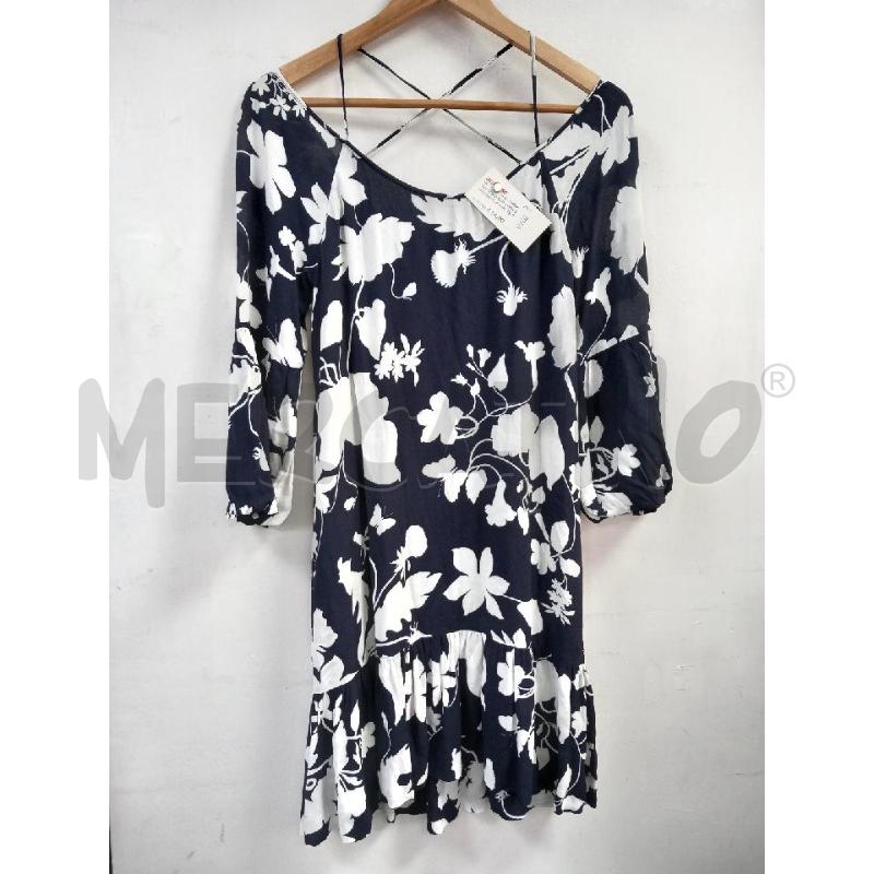 VESTITO DONNA LUISA SPAGNOLI BLU BIANCO FANTASIA | Mercatino dell'Usato Roma porta di roma 2