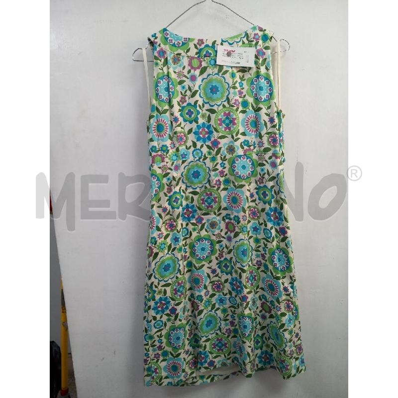 VESTITO DONNA LUISA SPAGNOLI VERDE FLOREALE | Mercatino dell'Usato Roma porta di roma 2