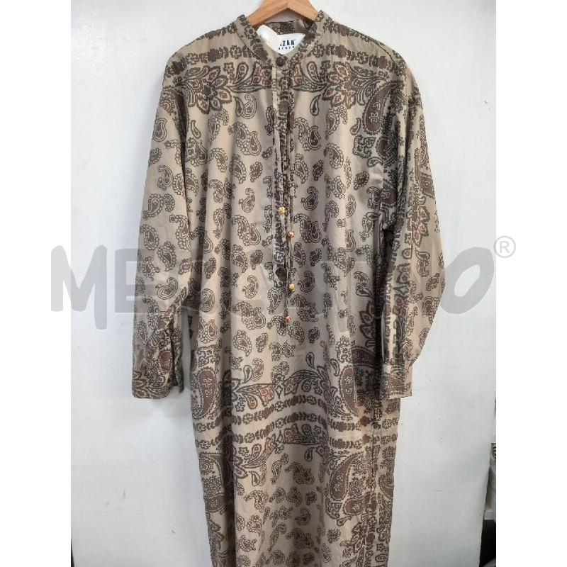 VESTITO DONNA LUNGO BAZAR DELUX MARRONE | Mercatino dell'Usato Roma porta di roma 1