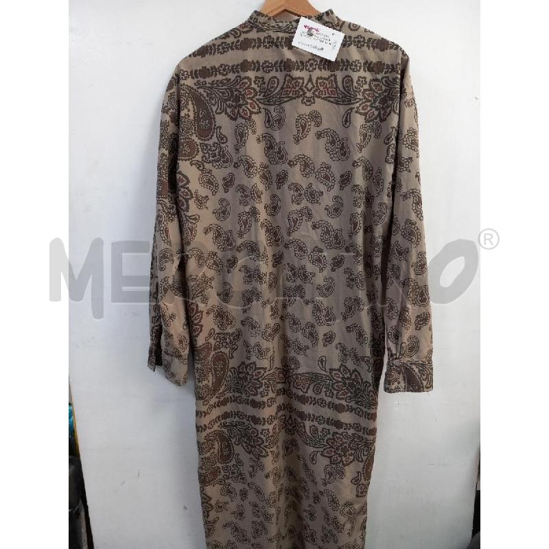 VESTITO DONNA LUNGO BAZAR DELUX MARRONE | Mercatino dell'Usato Roma porta di roma 2