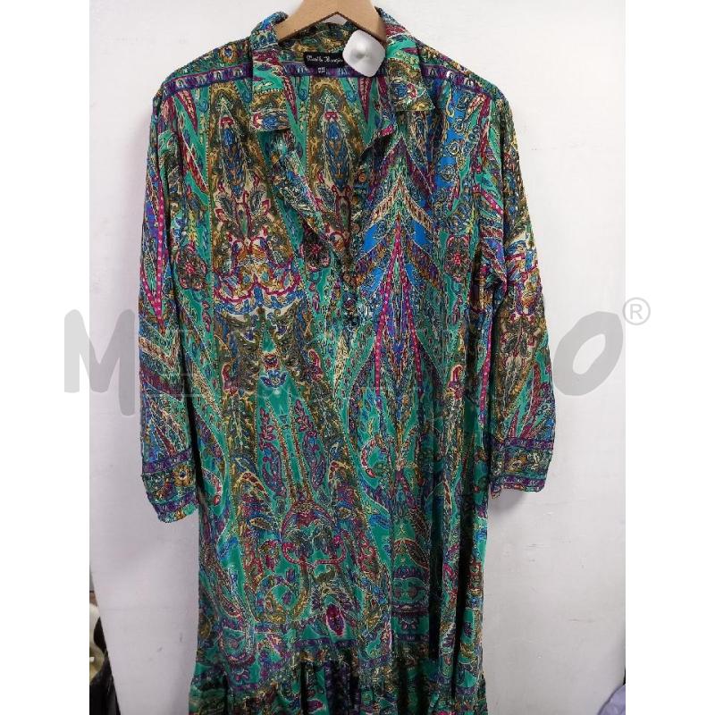 VESTITO DONNA LUNGO BOLD&EAUTIFUL VERDE FANTASIA | Mercatino dell'Usato Roma porta di roma 1