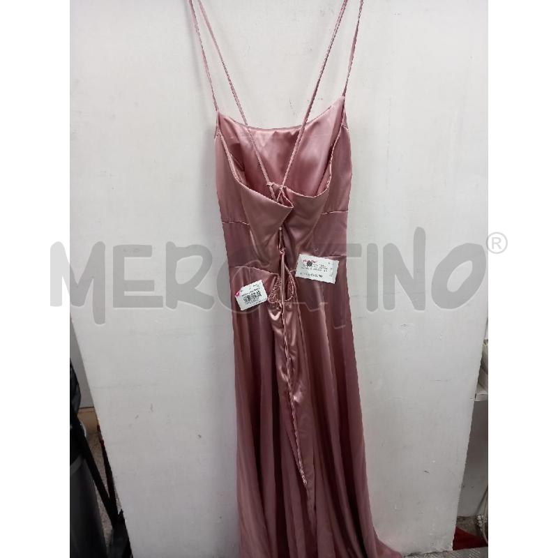 VESTITO DONNA LUNGO ROSA ELEGANTE QUEEN AND PRINCESS  | Mercatino dell'Usato Roma porta di roma 2