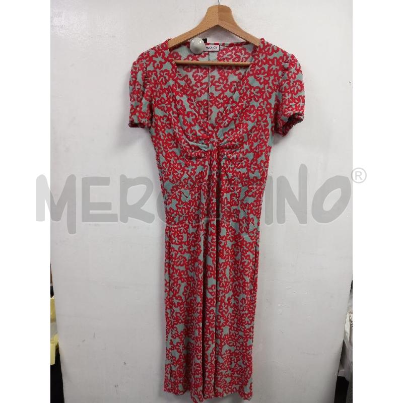 VESTITO DONNA MAC&CO FANTASIA ROSSO GR | Mercatino dell'Usato Roma porta di roma 1