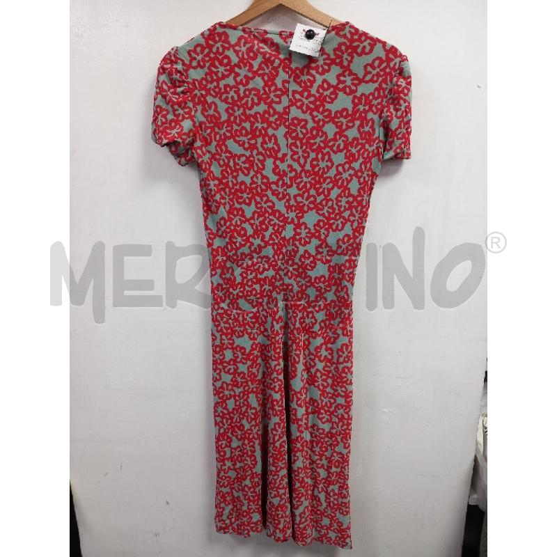VESTITO DONNA MAC&CO FANTASIA ROSSO GR | Mercatino dell'Usato Roma porta di roma 2