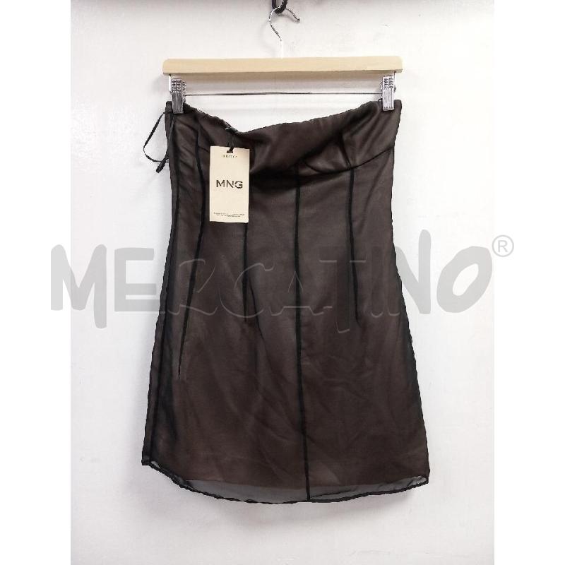 VESTITO DONNA MANGO ROSA TRASP NERO | Mercatino dell'Usato Roma porta di roma 1