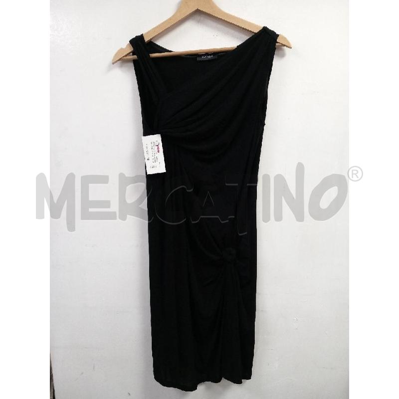 VESTITO DONNA MAX&CO NERO FIANCO ARRICCIATO | Mercatino dell'Usato Roma porta di roma 1