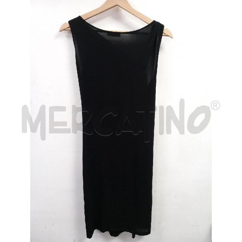 VESTITO DONNA MAX&CO NERO FIANCO ARRICCIATO | Mercatino dell'Usato Roma porta di roma 2