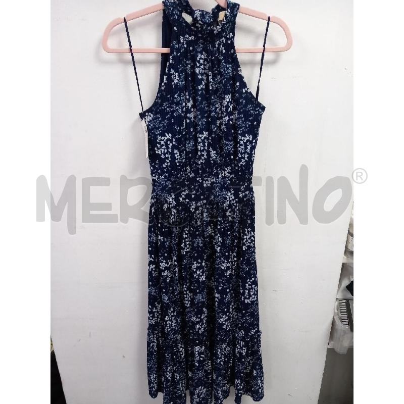 VESTITO DONNA MICHAEL KORS BLU FLOREALE | Mercatino dell'Usato Roma porta di roma 1