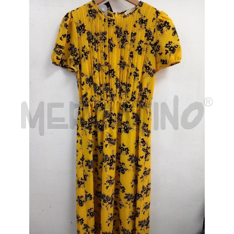 VESTITO DONNA MICHAEL KORS GIALLO FIORI NERI | Mercatino dell'Usato Roma porta di roma 1