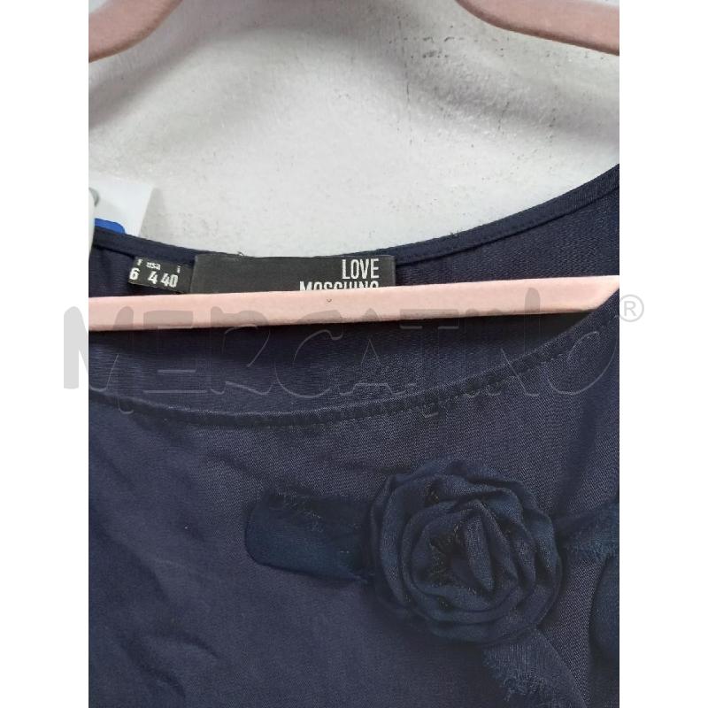 VESTITO DONNA MOSCHINO BLU ROSE | Mercatino dell'Usato Roma porta di roma 2