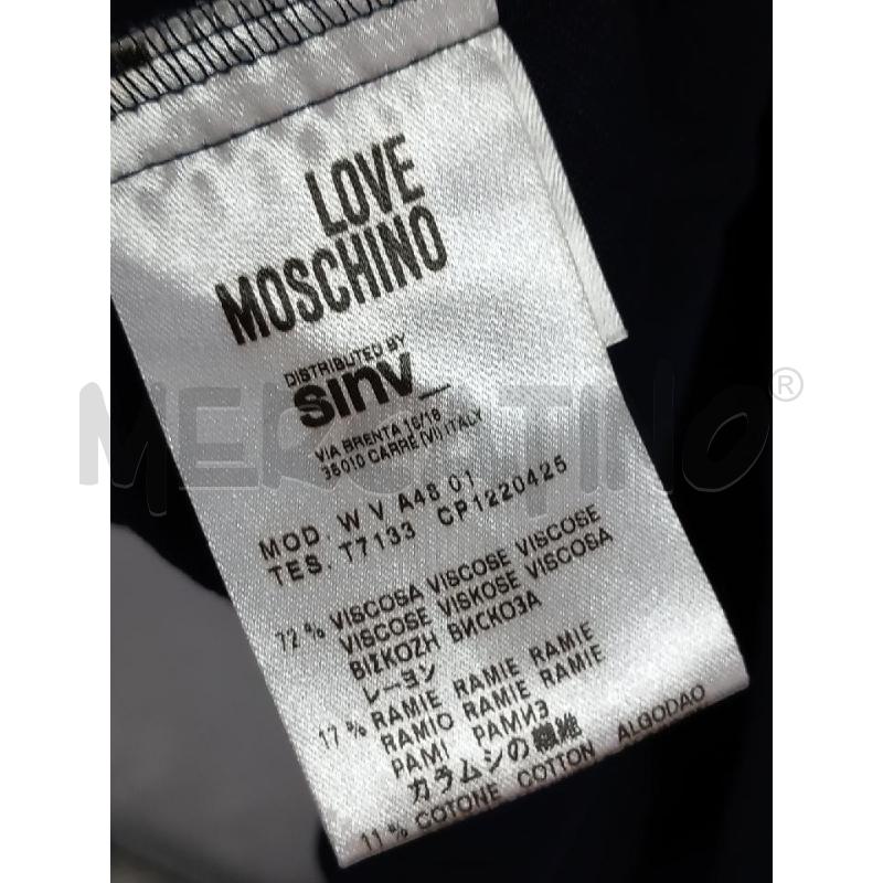 VESTITO DONNA MOSCHINO BLU ROSE | Mercatino dell'Usato Roma porta di roma 3
