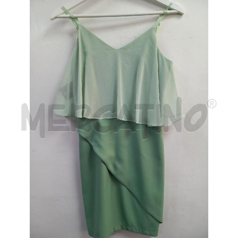 VESTITO DONNA PAISIE VERDE CHIARO RIGHE | Mercatino dell'Usato Roma porta di roma 1