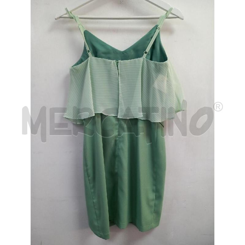 VESTITO DONNA PAISIE VERDE CHIARO RIGHE | Mercatino dell'Usato Roma porta di roma 2
