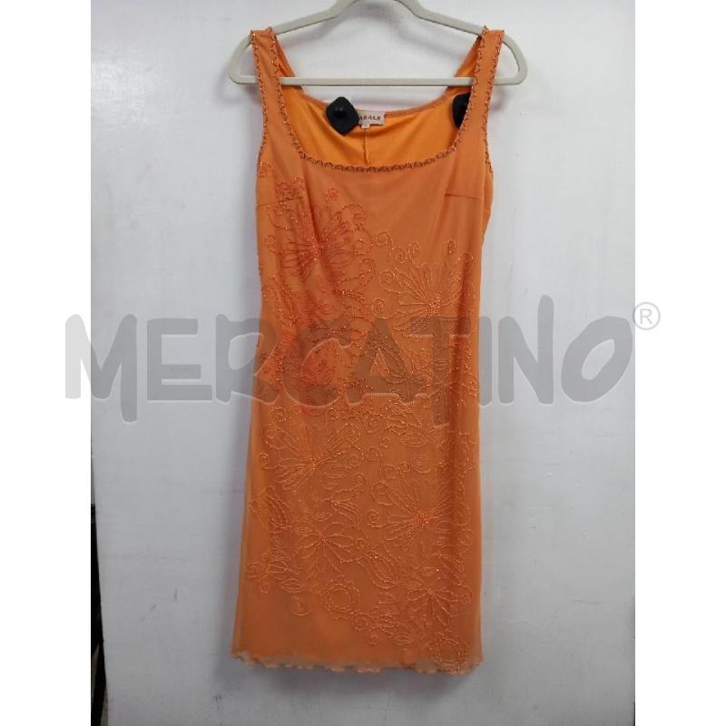 VESTITO DONNA PAROSH ARANCIONE PERLINE | Mercatino dell'Usato Roma porta di roma 1