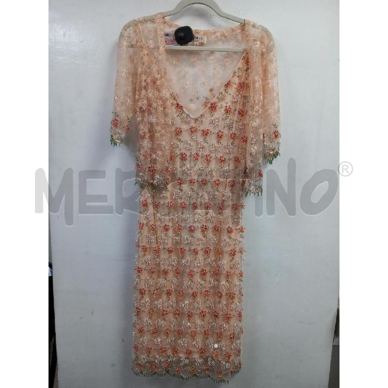 VESTITO DONNA PAROSH ROSA PERLINE/PAILLETE+ COPRISP | Mercatino dell'Usato Roma porta di roma 1